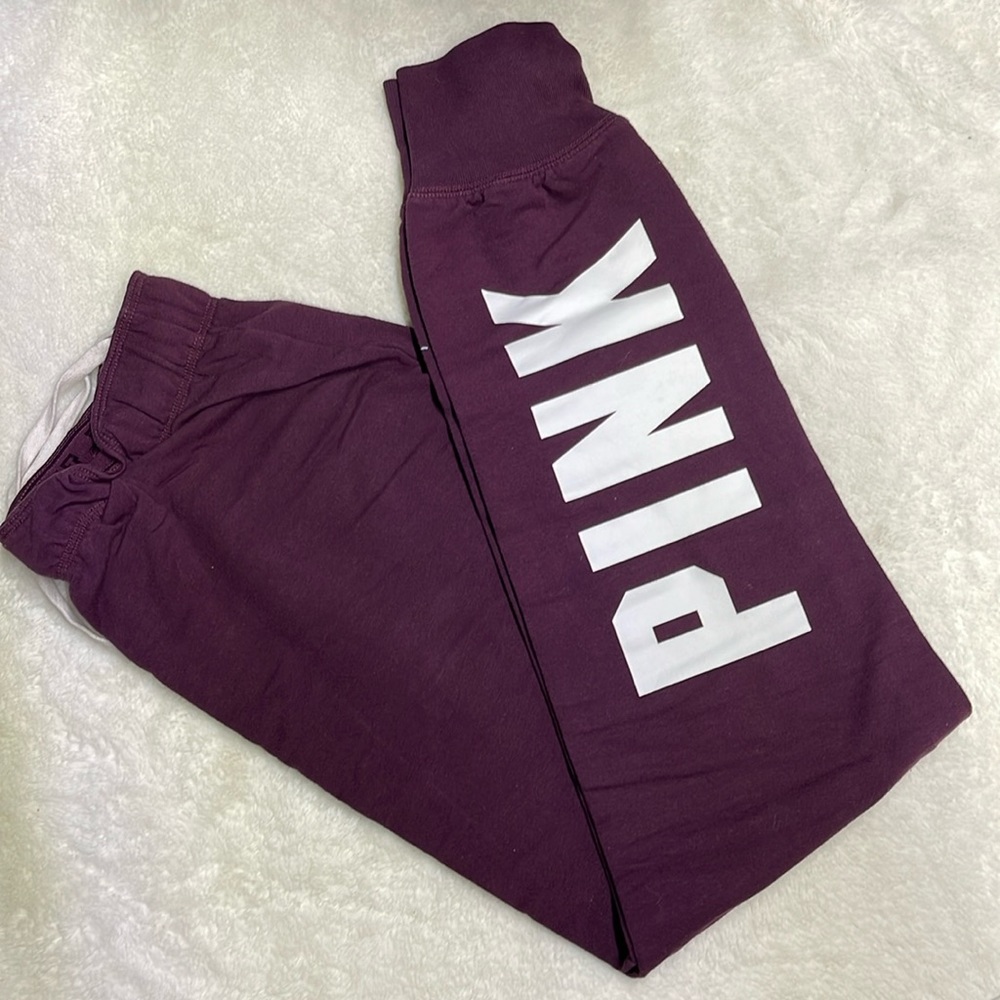 Maroon PINK jogger sweats